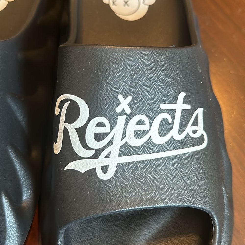 New Black Soles Rejects Slides size 11.5 - Picture 2 of 5